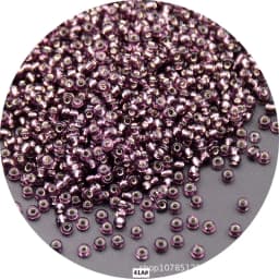 5g 1.5-4mm Transparent Cezch Silver Line Glass Beads 15/0 12/0 8/0 Spacer Seed Beads for Jewelry Making DIY Sewing Accessories