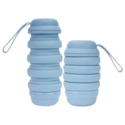 500ML Silicone Water Bottle Foldable Leak Proof Portable Sports Travel Water Bottles For Outdoor Travel Gym Hiking