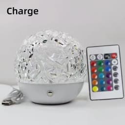 New Water Ripple Projection Lamp LED Spherical Night Light RGB Rotating Atmosphere Light for Restaurant Bedroom Decoration Gift