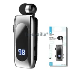 K55 Lavalier Wireless Earphone Bluetooth 5.0 Earphone In Lotus Bussiness Headphone Headset Fast Charge Vibration Power Display