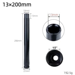 1/4pcs Ceiling Leveling Sleeve Lengthening Hollow Screw Nut Hexagon Socket 1/2inch Quad Connector For Drilling Installation
