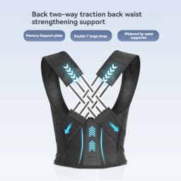 AOLIKES New Back Posture Corrector Brace for Women Men Breathable Back Posture Correction Back Support Belt Adjustable Shoulder