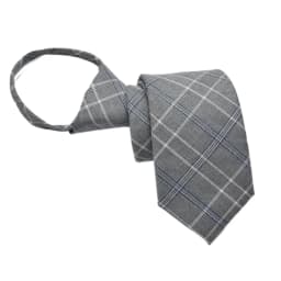 New Zipper Men Ties Suits Lazy Plaid Neck Tie For Wedding Check Necktie For Men Retro Lazy Fashion Stripe Ties For Women Necktie