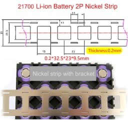 1M/2M Nickel Strip 2P Nickel Strips For 18650/21700 Lithium Battery Welding Tape Nickel Plated Belt