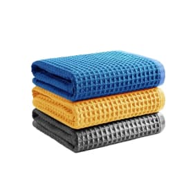 Car Wash Towel Glass Cleaning Water Drying Microfiber Window Clean Wipe Auto Detailing Waffle Weave for Kitchen Bath Home Office