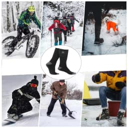 Rechargeable Thermal Heating Socks with Battery Box Men Women Anti-Cold Comfort Outdoor Camping Ski Sports Winter Essential