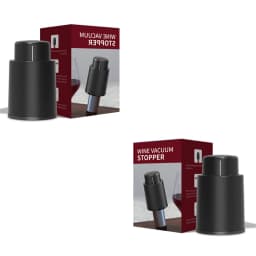 Wine Plug Vacuum Retain Freshness Champagne Stopper Red Wine Stopper Stainless Steel Wine Bottle Cap Leak-Proof Sealing.