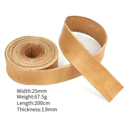 1 Roll 2 Meters DIY Genuine Leather Strips for Bag Accessories Belt Handle Crafts Making Cow Leather Strap Braided Threads