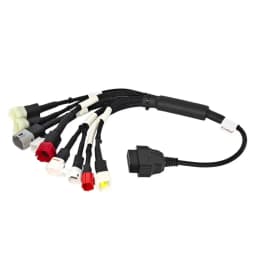 BS6 8in1 Bike Cable OBD One-to-many Extension Wire Compatible with Euro4 Motorcycle for Suzuki for Honda for Yamahafor Kawasaki