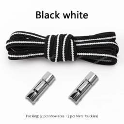 New Elastic Laces Sneakers Round Press Lock Shoelaces Without ties Kids Adult No Tie Shoelace Rubber Bands Shoes Accessories