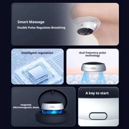 NEW Smart Anti-Snoring Devices Magnetic Anti Snore EMS Easy Breathe Improve Sleeping Aid Apnea Guard Night Device Dropshipping