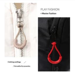 5Pcs Replacement Zipper Pull Puller For Bag Suitcase Backpack Tent Zipper Ropes Clips Lock Zip Slider Apparel Accessories