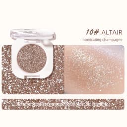 Diamond Silver Eyeshadow Lasting Waterproof Monochrome Shiny Eye Makeup Palette Shimmer Matte Grey Pink Brown Eye Shadow Cosmeti
