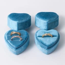 Velvet Heart Ring Box Proposal Engagement Romantic Luxury Jewelry Gift Box Wholesale Custom Logo Bulk Supplier Factory Direct