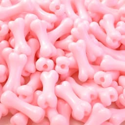50pcs Colorful Acrylic Bone Shape Beads Small Waist Bone Bead DIY Bracelet Necklace Jewelry Making Supplies