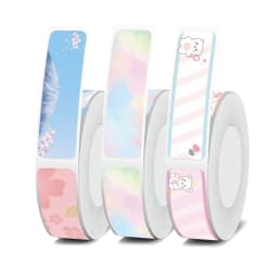 150pcs Waterproof Blank Self Adhesive Assorted Stickers Removable 12x40mm Label Stickers Name Tag Bottle File Document