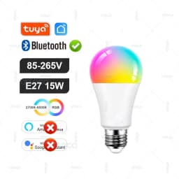 Tuya E27 GU10 E14 Smart Bulb Bluetooth WiFi Zigbee Dimmable Smart LED Lamp RGBCW LED Light Bulb Work With Alexa Google Assistant