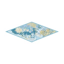 Forest And Animal Printing Diamond Twill Silk Scarf Woman Luxury Bandana Headband Hijab Foulard Neckerchief Shawl For Ladies