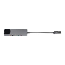 6-in-1 USB External Optical Sound Card Multifunction Audio Converter Adapter for Notebook Aluminium Sound Card