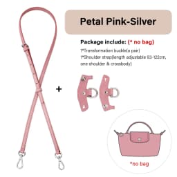 CRAZYSMITH Bag Transformation Bag Accessories for Longchamp Mini Bag Straps Punch-free Genuine Leather Shoulder Strap Crossbody