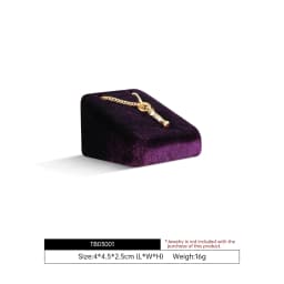 Yinbeini Velvet Pendant Necklace Display Stand Earring Stud Jewelry Display Prop Holder for Retail Showcase TB030