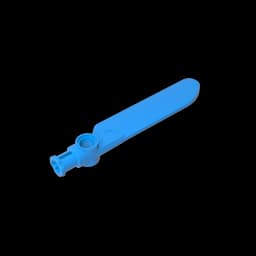 Gobricks GDS-1026 Technical Rotor Blade Small with Axle and Pin Connector End compatible with lego 99012 DIY Building Blocks