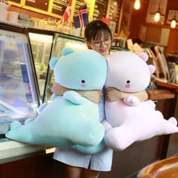 25~60CM Ultra Soft Dinosaur Plush Toy Down Cotton Kawaii Dino Plushie Peluche Animal Dolls Pillow Party Prop Decor Kids Gift