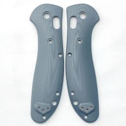 1pair G10 Composite Blade Handle Patch for BM 550 / 551 Knife With Support Shaft Screw Knife Patch Material DIY Accessories