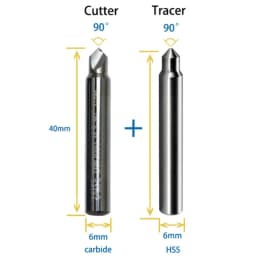 Carbide Dimple Cutter 90° 95° 100° milling cutter for Vertical Key cutting Machine to duplicate key Locksmith Tools