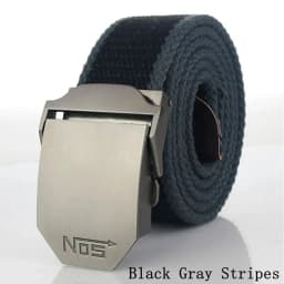 Tactical Thick 38mm Wide Canvas Belt for Men Casual Wide Automatic Belt Fashion Jeans Accessory Unisex