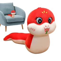 Plush Snake Stuffed Animal Standing Snake Stuffed Animal 2025 Year Of The Snake Mascot 2025 Snake Plush Mascot Doll Chinese New
