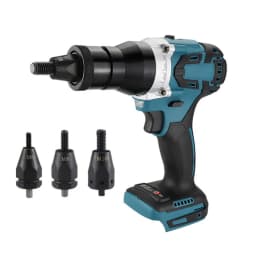 Powerful Riveting Gun Brushless Electric Rivet Nut Machine Kit with Riveter Heads Automatic Electric Riveter Set Riveting Tool