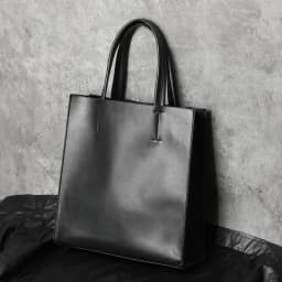 Men's Vertical Large Capaci Handbag Faionable mat Commuter Busin Laptop Bag with Sub-bag Soft PU Material