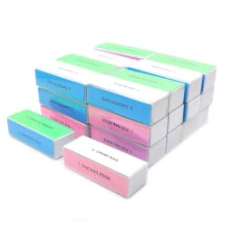 5pcs Colorful Buffing Block 4 Way Nail Buffer Block Shine Polisher Nail Buffing File Manicure Sanding Nail Art Tools Kit