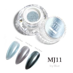 CANNI Top Coat for Chrome Powder 9ml Easy Apply with Stronger Mirror Effect Mirror Metallic Pigment for Gel Nail Art Salon