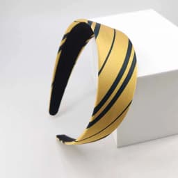 1/4PCS Magic College Wizard Slytherin Costume Cosplay Style Vintage Hair Hoop Striped Girls Silk Headband Accessories