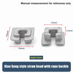 5/10 Pcs Aluminum Alloy Trimmer Head Eyelet Square Cord Buckle Replacement Parts Gardening Tools Lawn Mower Trimmer Accessories
