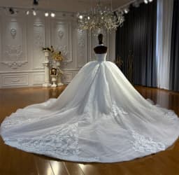 Customized Off White Lace No Silver Wedding Dress Straps Amanda Novias Official