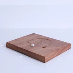Walnut and Beech Wood Display Gift Base, Handmade Doll Display Stand, Simple Jewelry Tray, Cosmetics Organizer ,Jewelery Holder