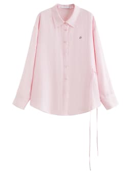 DUSHU 【Breathable Series】 Drop-Shoulder Multi-Color Linen Shirt New Summer Arrival Ramie Top Long Sleeve Leisure Sun-protection