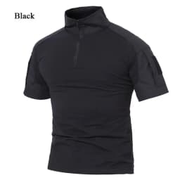 Camo Tactical Shirt Short Sleeve Quick Dry Combat T-Shirt Men's Camouflage Military Army T Shirt Outdoor Hunting Hiking Shirts