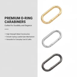 5-30pcs Oval Spring O Ring Openable 22-40mm Leather Bag Handbag Strap Buckle Connect Keyring Pendant Dog Chain Snap Clasp