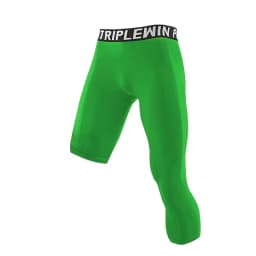 Summer Men Capri Running Tights GYM 3/4 Pants Male Basketball Football Soccer Fitness Exercise Sport One Leg Cropped Leggings 30