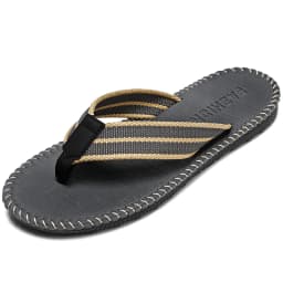 Men's flip flops summer new lightweight rubber woven slippers fashion casual outdoor sandals breathable anti slip beach shoes