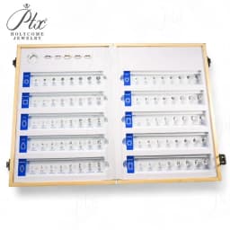 Comparison Ring Sizer Tester 5A CZ Moissanite Diamond Jewerly Dealer Tools Set Tools Size Shape Reference Top Quality Wholesale
