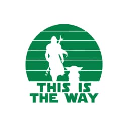 This Is The Way Vinyl Art Sticker Car Window Laptop Decoration Decal Kids Room WALL Decor Mural