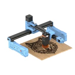 Artilume D2 Mini Laser Engraving Machine Foldable Portable 0.12mm Laser Spot DIY Engraver APP Computer Control Engraver For Wood Leather Metal Stainless Steel 150×200mm Engraving Area