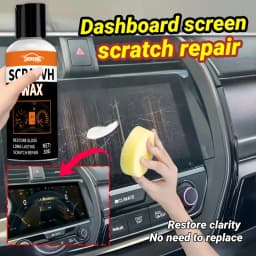 Car Scratch Repair Wax, Dashboard Screen Scratch Repair Agent | Suitable for Various Scratch Repairs on Central Consoles, Helmets, Glass, Acrylic, and Glasses.