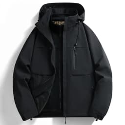 Men's Ski Jacket Waterproof 3 in 1 Winter Coat with Fleece Inner Warm Windproof For Snow Outdoor 2 PC Suits Thick Windbreaker