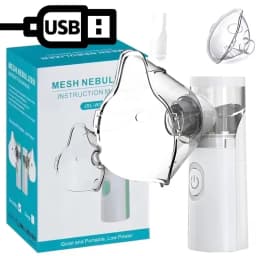 Medical Silent Mesh Nebulizer Handheld Inhaler Atomizer, Mini Portable Nebulizer Humidifier for Children & Adults